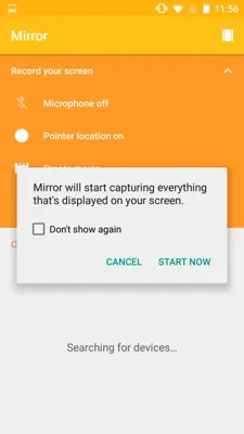 Screen Recording and Mirror android App screenshot 0